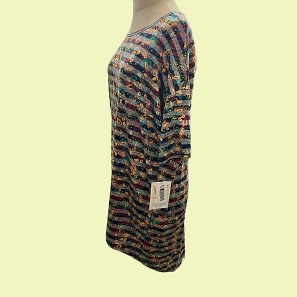 LuLaRoe Poly-Blend, Hi-Lo, Short Sleeve Top / SZ: XS / NWT - Picture 4 of 7